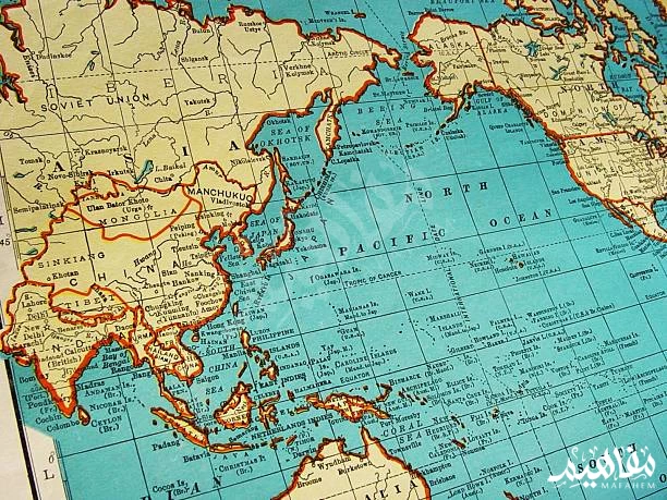 خريطة المحيط الهادئ خريطة المحيط الهادئ