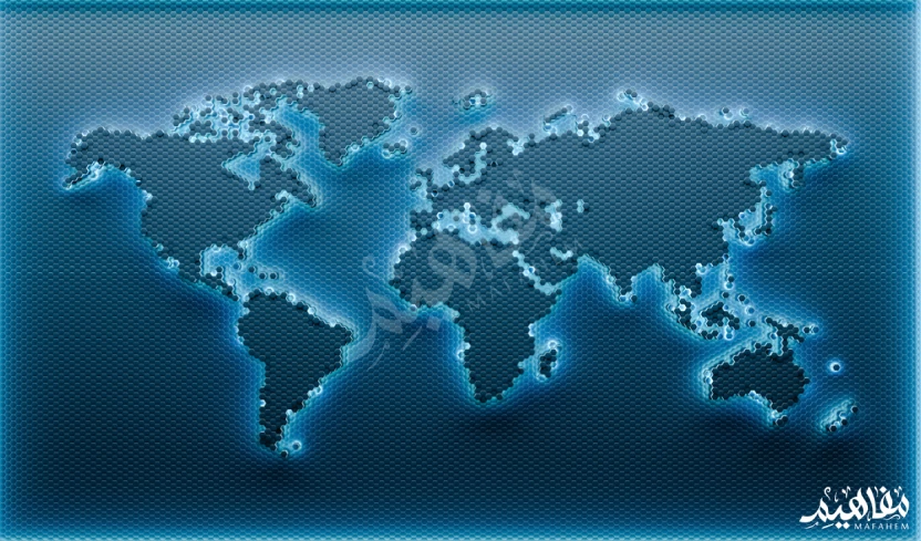 الخريطة الهندسية لقارات العالم الخريطة الهندسية لقارات العالم