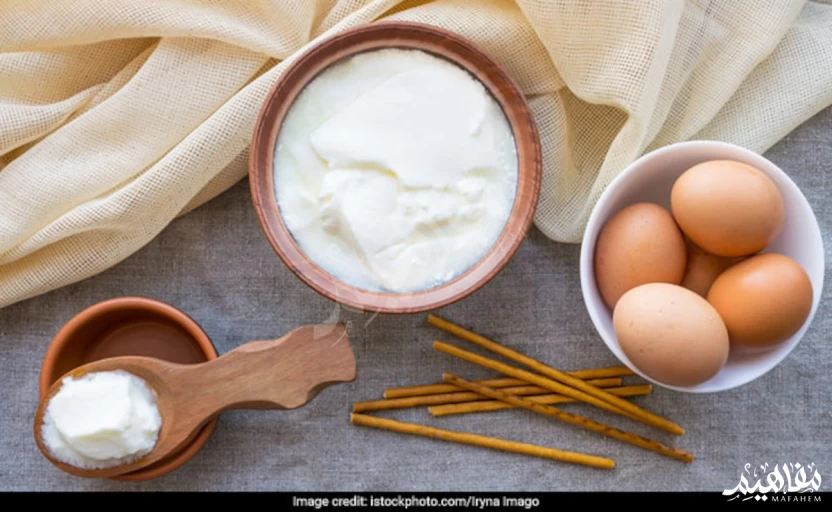 البيض والزبادي البيض والزبادي