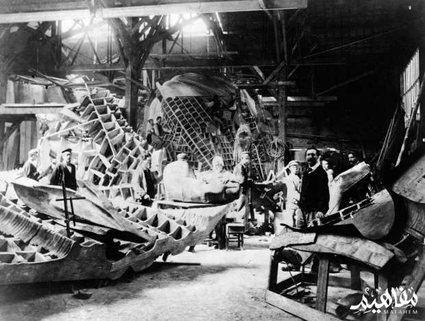 بناء تمثال الحرية بناء تمثال الحرية