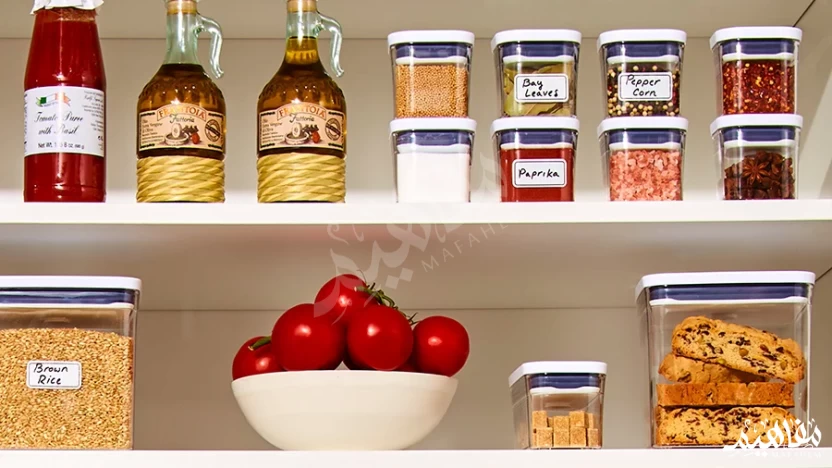 Cleaning and arranging spice cans Cleaning and arranging spice cans