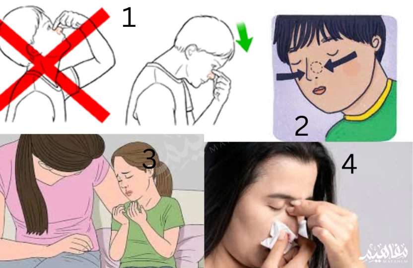 How to stop a nosebleed with pictures How to stop a nosebleed with pictures