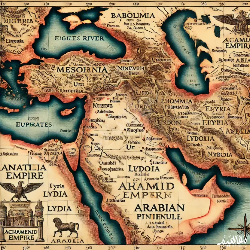 خريطة الشرق الأدنى القديم خريطة الشرق الأدنى القديم